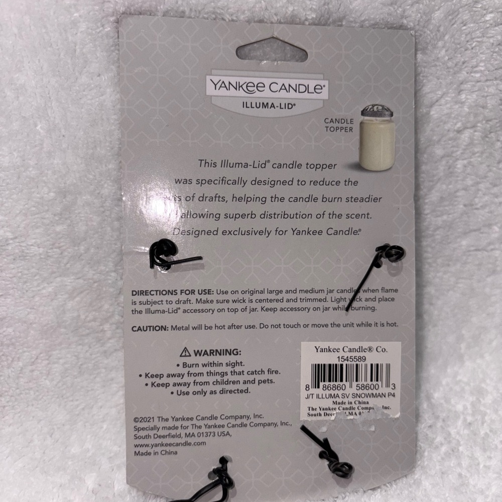 Yankee Candle Illuma-Lid in Silver - Picture 2 of 2